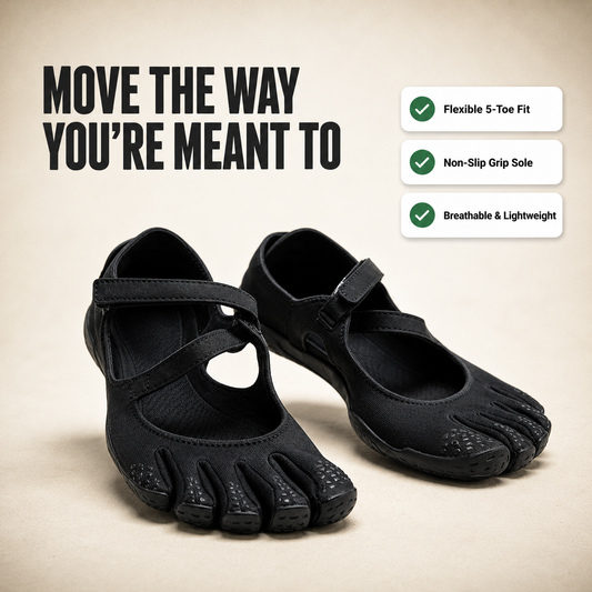 Women's 5-Toe Barefoot Shoes – Yoga & Gym Trainers