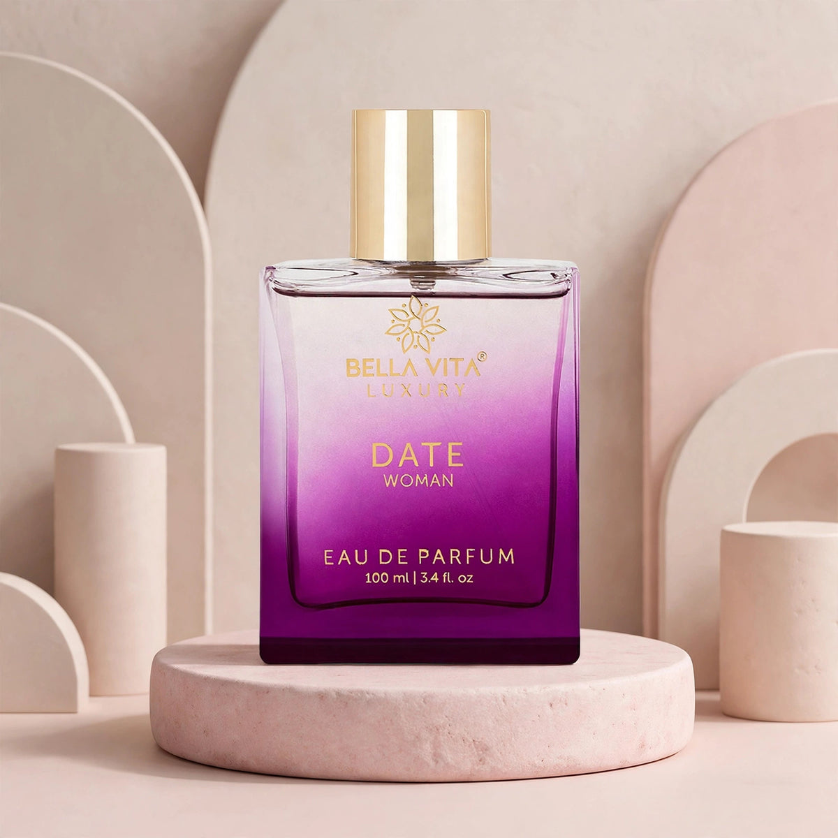 Bellavita Luxury DATE Eau de Parfum | (3.4 fl oz.) | Perfume for Women | Floral Pink Pepper – 3.40 O - view 2