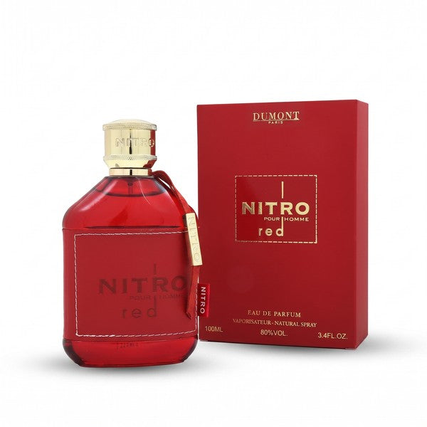 Dumont Paris Dumont NITRO RED Eau De Parfum for Men – 3.4 Ounce / 100 ml – New Sealed - view 1