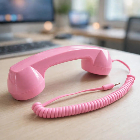 Retro Phone Handset - desksetup