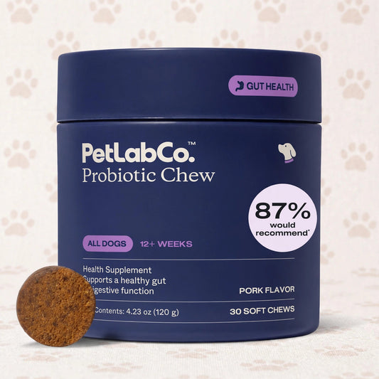 PetLab Co. Probiotic Soft Chews for Dogs – Pork Flavor 30 CT - studio