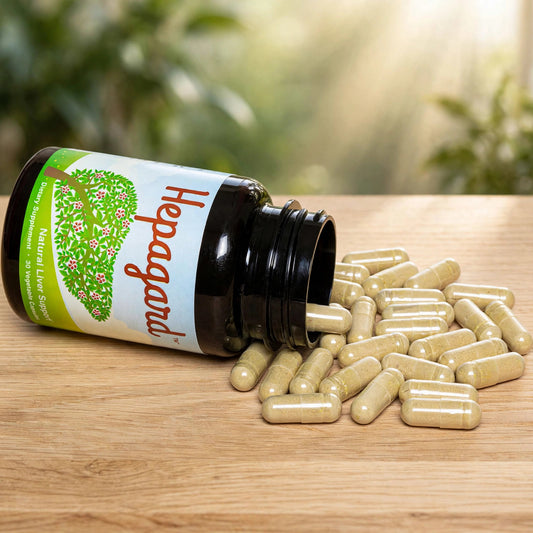 Hepagard Natural Liver Support Supplement with N-Acetyl Cysteine (NAC) - wood