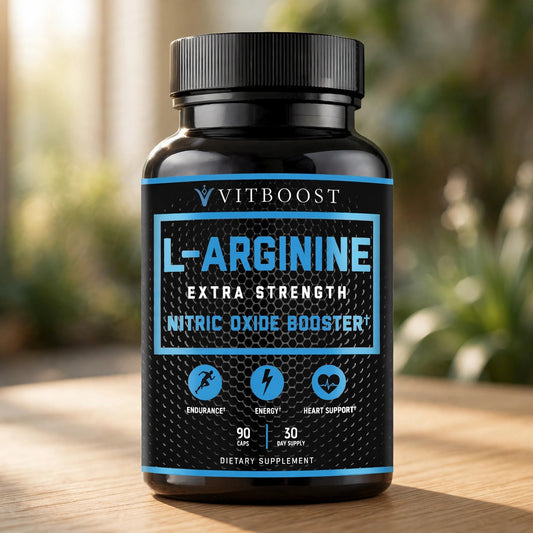 Nitric Oxide L-Arginine Pre Workout +Testosterone Booster ,90 cap - wood