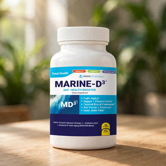 Marine Essentials Marine-D3, 60 Capsules - wood