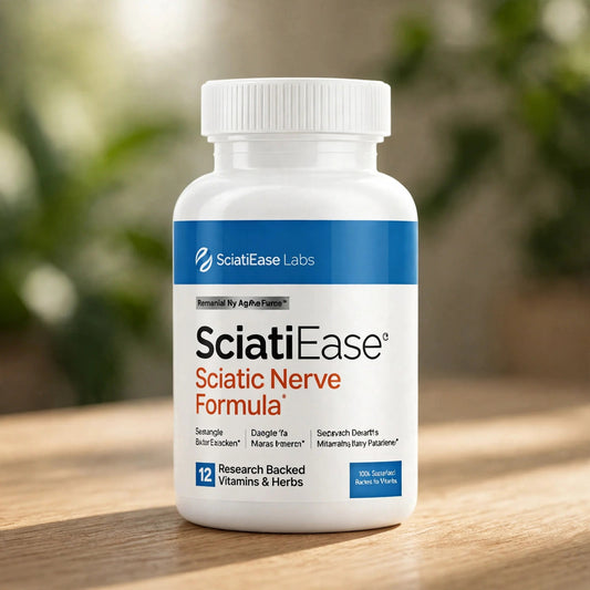 SciatiEase Sciatic Nerve Health Support Supplement - Nerve Support For - wood