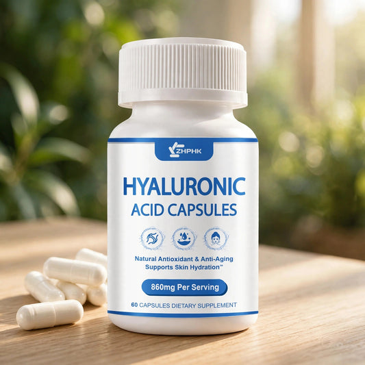 Hyaluronic Acid Anti Aging Hydrating Capsules Wrinkles Fine Lines Join - wood