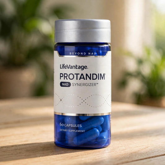 LifeVantage Protandim NAD Synergizer, NAD Supplement 60 Capsules - wood