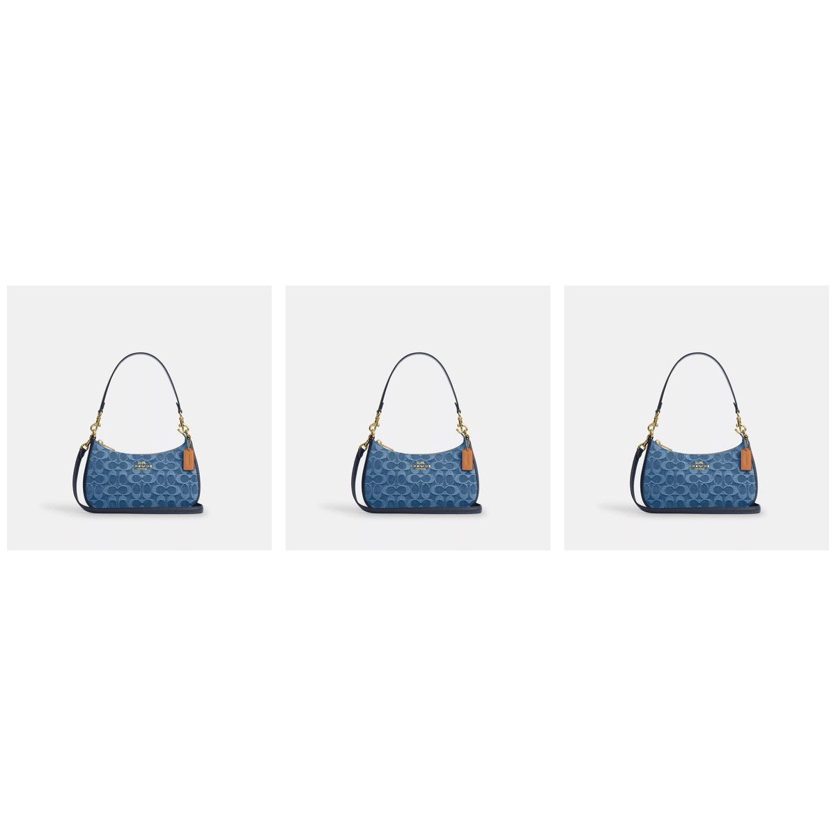 Coach Teri Shoulder Bag Denim Natural - Trio - 3 Pieces (20% OFF)
