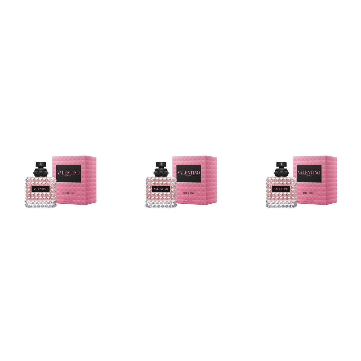 VALENTINO DONNA BORN IN ROMA PINK PP . EDP 100ml - Trio - 3 Bottles (20% OFF)