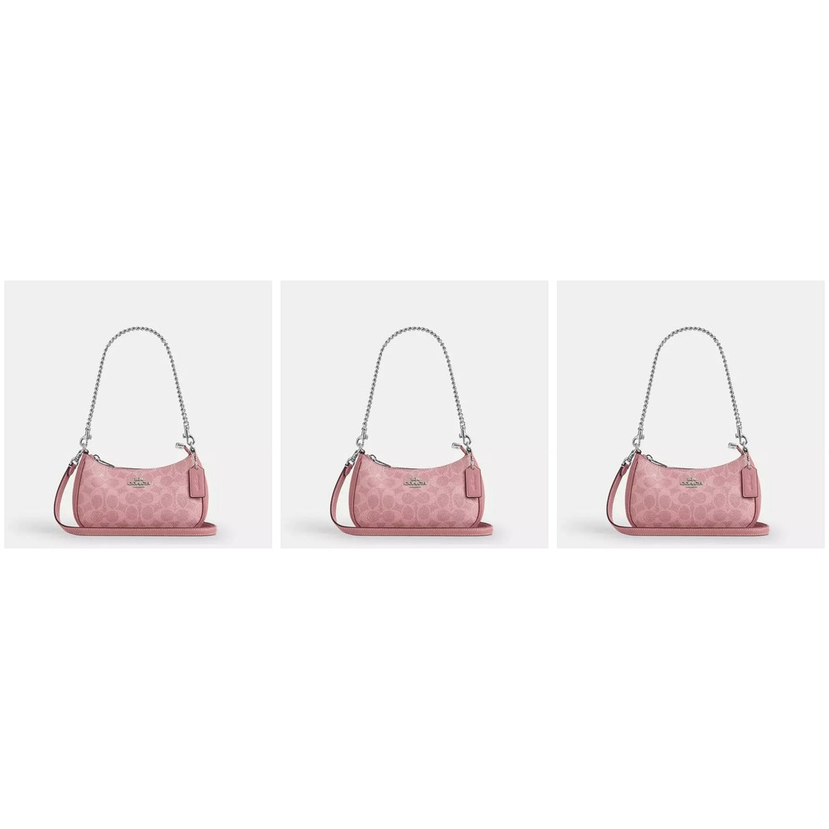 Coach Teri Shoulder Bag Gold Powder Pink - Trio - 3 Pieces (20% OFF)