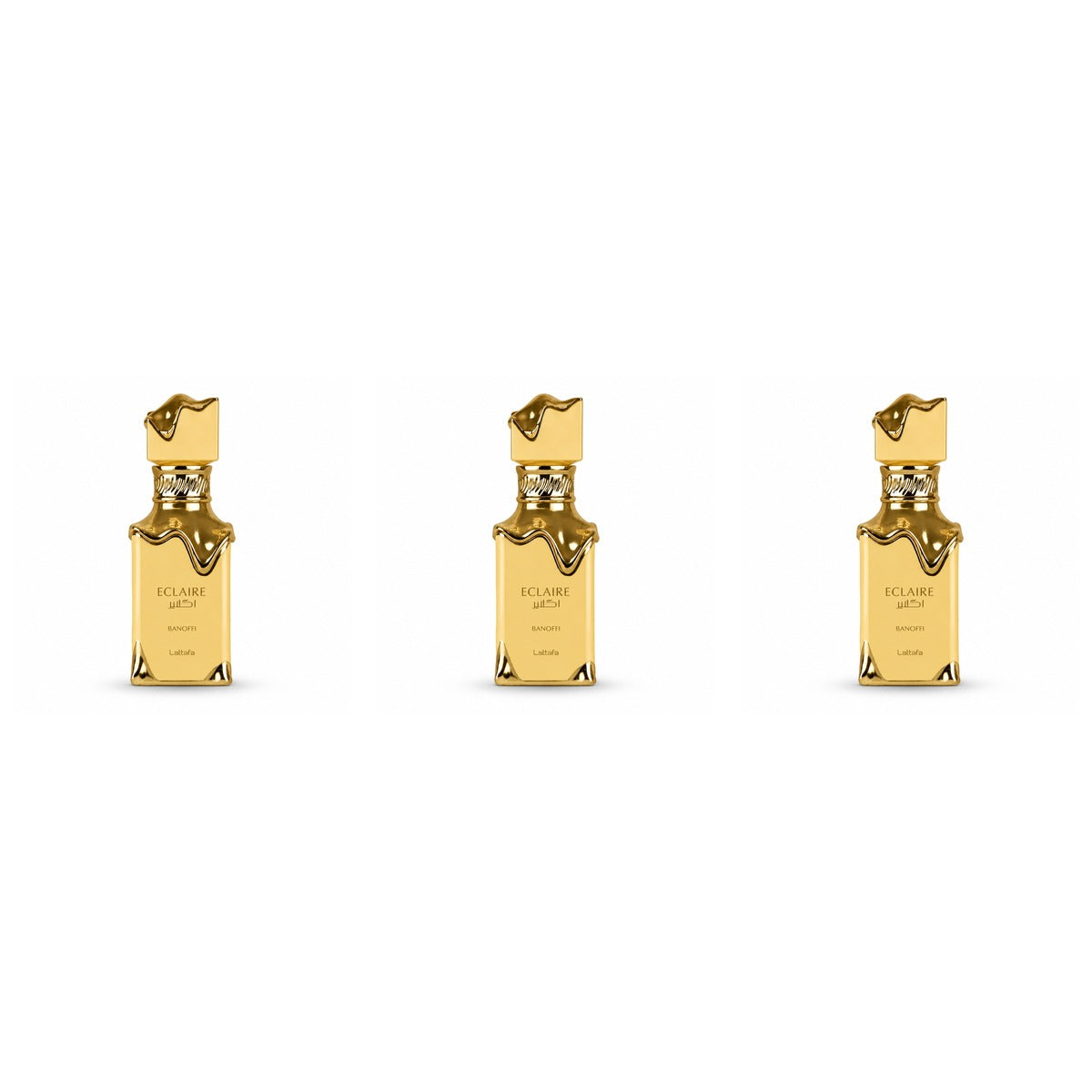 Lattafa Eclaire Banoffi Gourmand Vanilla Caramel Delight EDP - Trio - 3 Bottles (20% OFF)