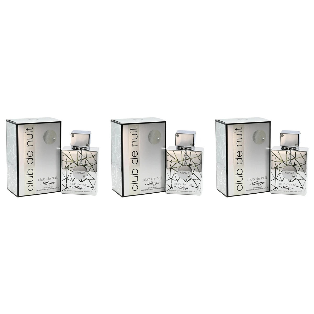 Club de Nuit Sillage by Armaf EDP 3.6oz - Trio - 3 Bottles (20% OFF)