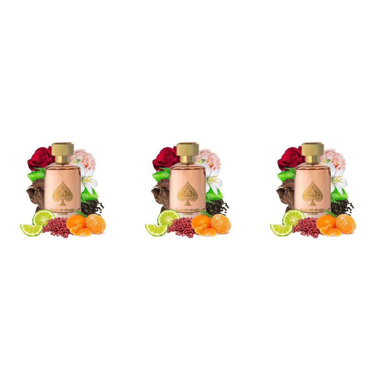 Game Of Spades Queen By Jo Milano EDP 100ml - Trio - 3 Bottles (20% OFF)