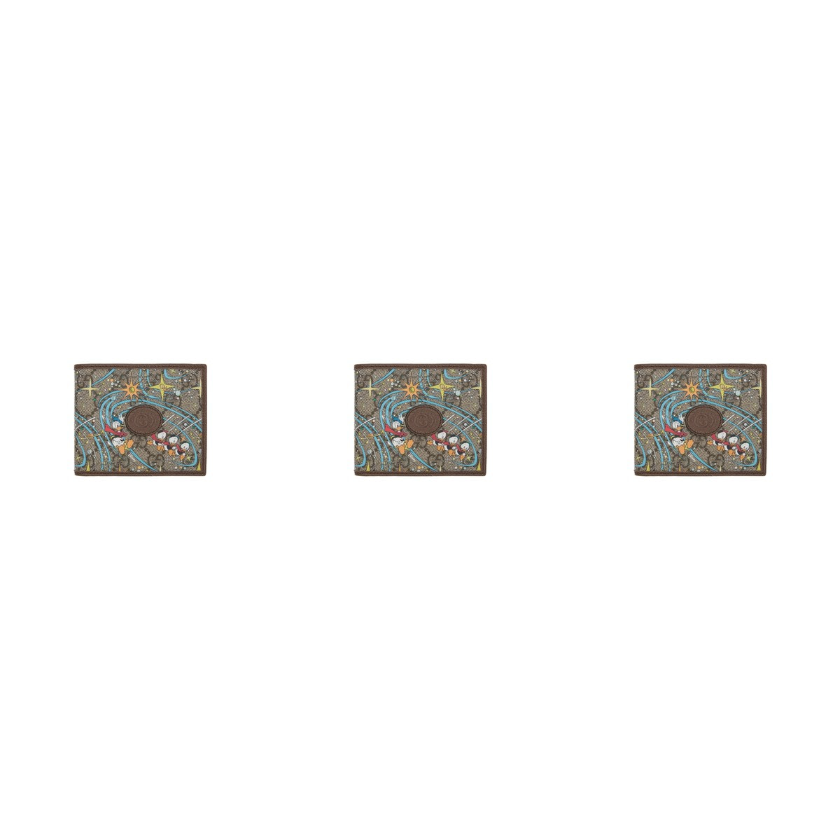 Gucci GG Supreme Donald Duck Folding Wallet - Trio - 3 Pieces (20% OFF)