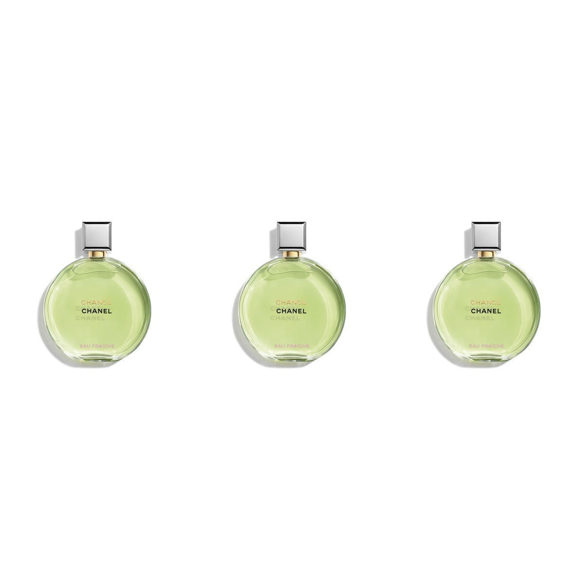 CHANCE EAU FRAICHE by Chanel EDT 100ml - Trio - 3 Bottles (20% OFF)