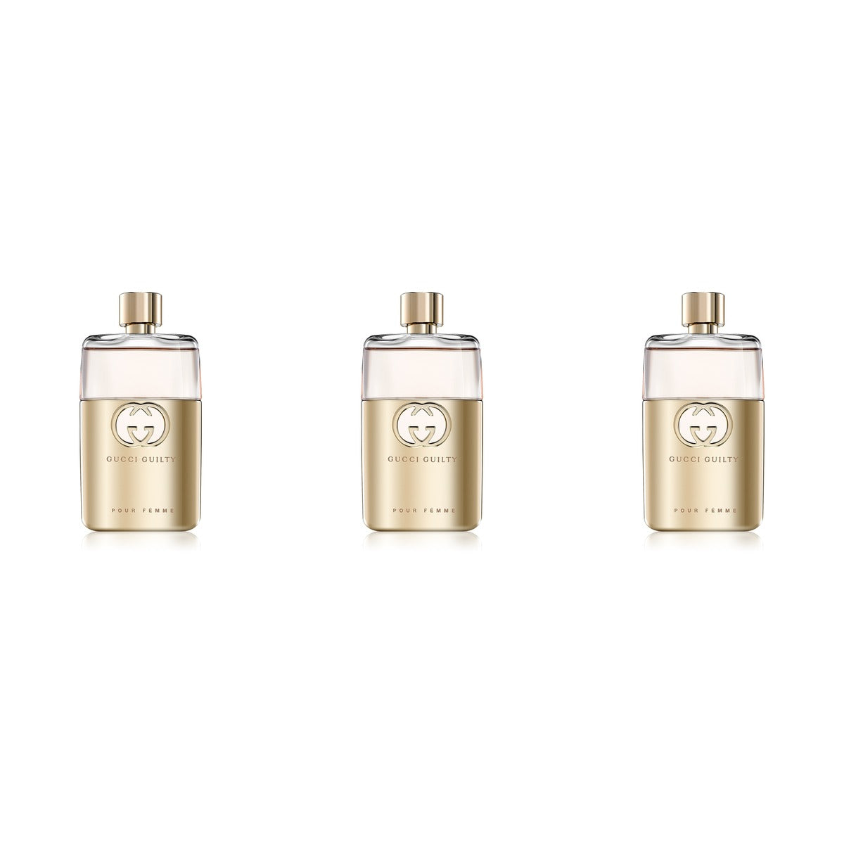 Gucci Guilty Pour Femme by Gucci e EDP 90ml - Trio - 3 Bottles (20% OFF)