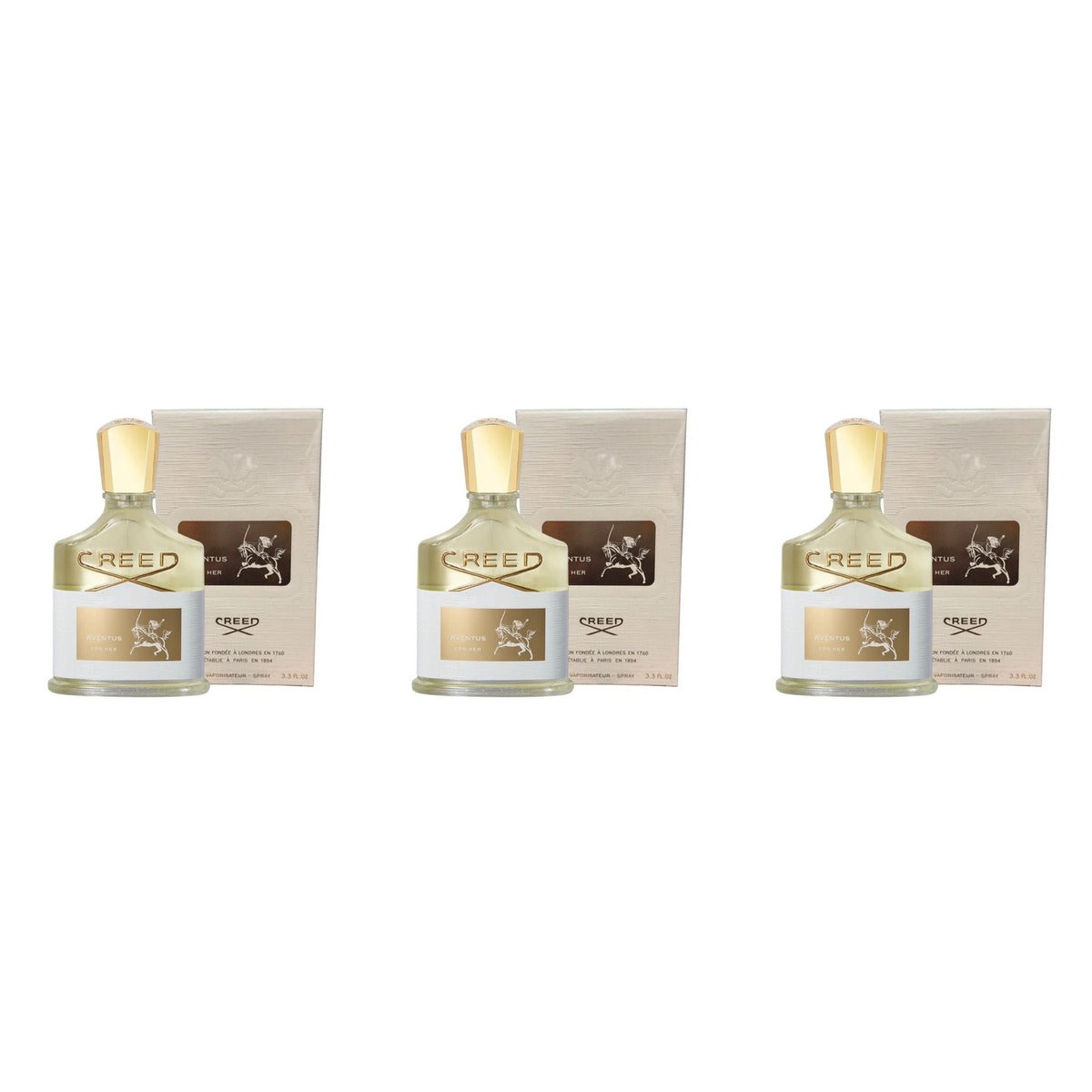 Creed Aventus for Her EDP 75ml - Trio - 3 Bottles (20% OFF)
