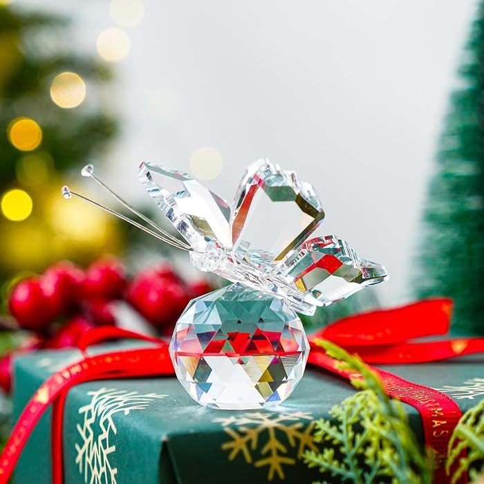 Butterfly Crystal Ornament Gift Box: Style It Like a Pro This Christmas