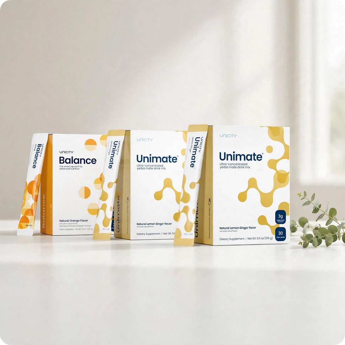 COMBO -Unicity Unimate LEMON Ginger and: What It Is & How to Use It