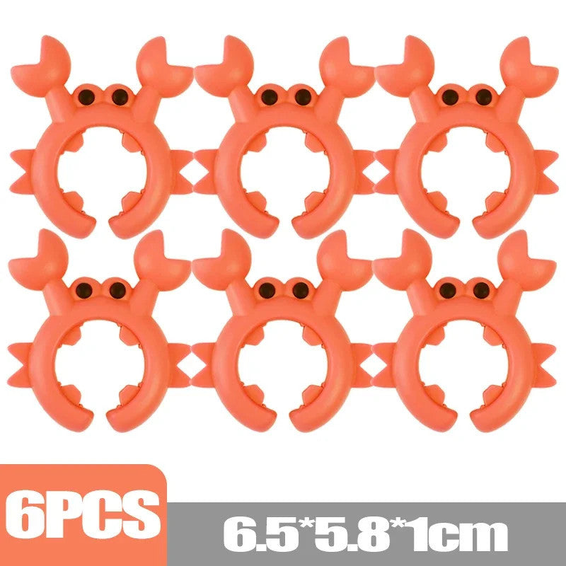 6PCS Multifunctional Spatula Holder Crab