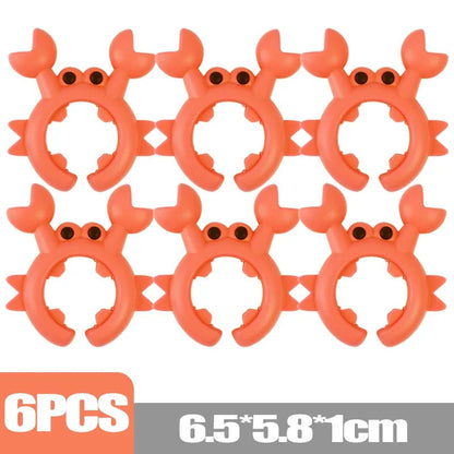 6PCS Multifunctional Spatula Holder Crab