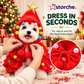 Festive Christmas Tree Dog Costume