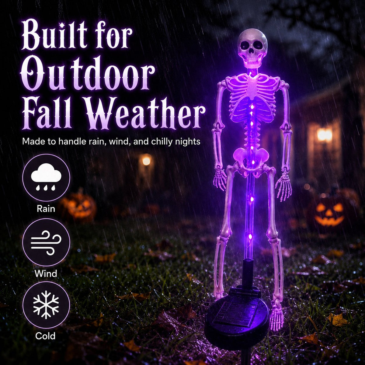 Solar Skeleton Yard Stake Light - image 5