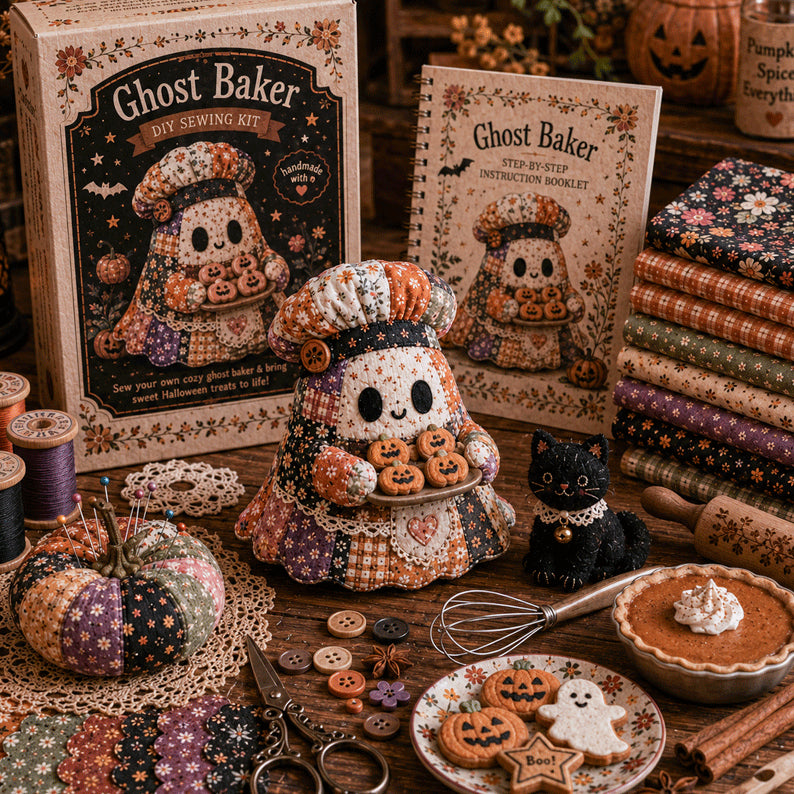 Cozy Ghost DIY Patchwork Sewing Kit - image 5