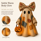 Vintage Patchwork Glowing Ghost - image 6