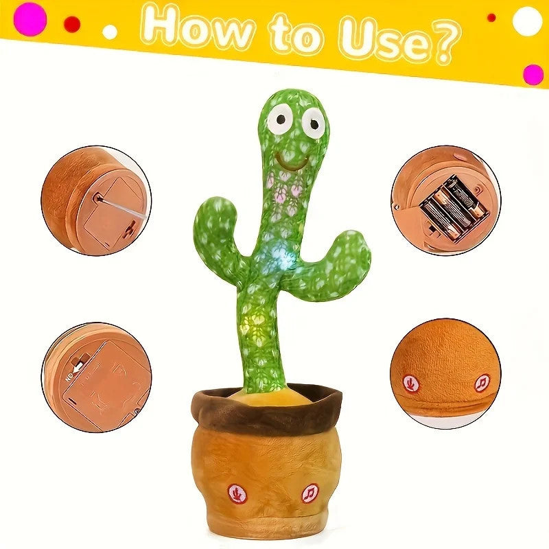 Talking Cactus Toy Dancing Cactus Baby Toy