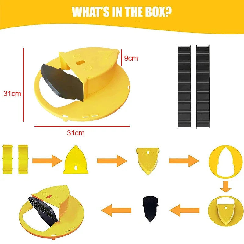 Bucket Lid Mouse Trap