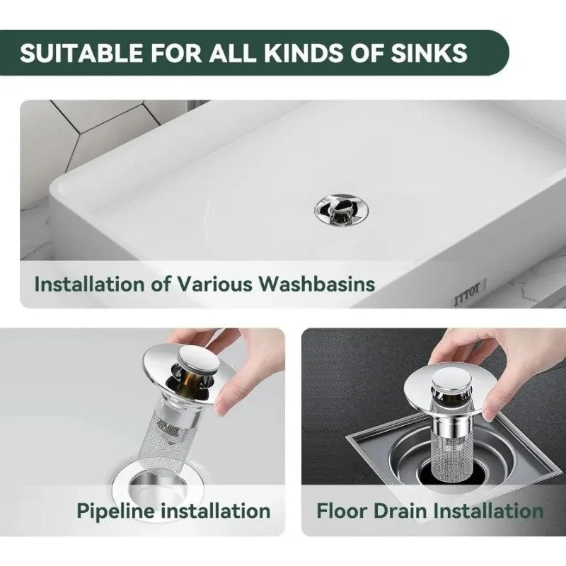 Pop-Up Sink Filter & Stopper