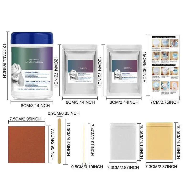 Hands Plaster Statue Kit