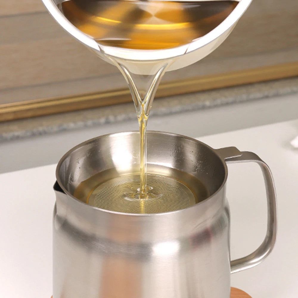 Stainless Steel Oil Filter Pot