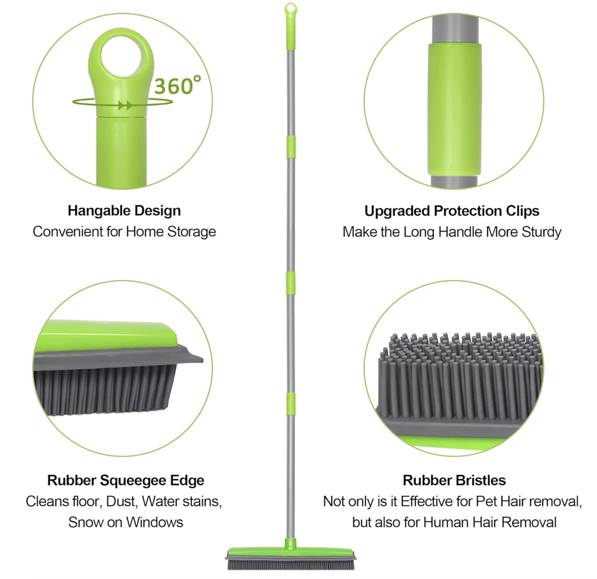 Pet Hair Remover Broom