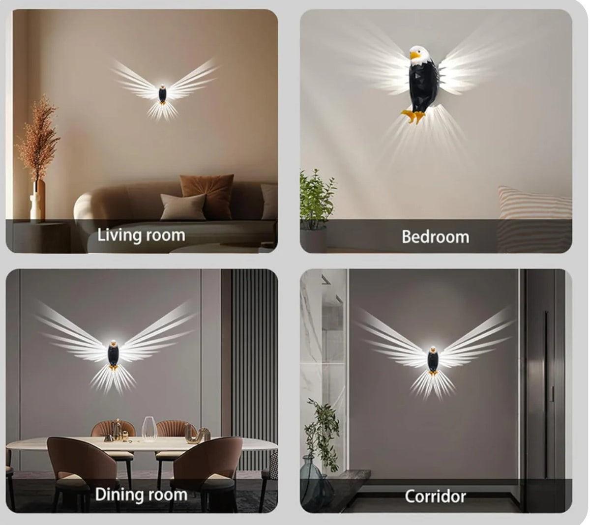 3D Wall Lamp Eagle Shape Projector