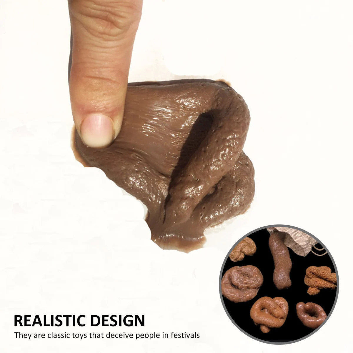 6Pcs Fake Poop Realistic