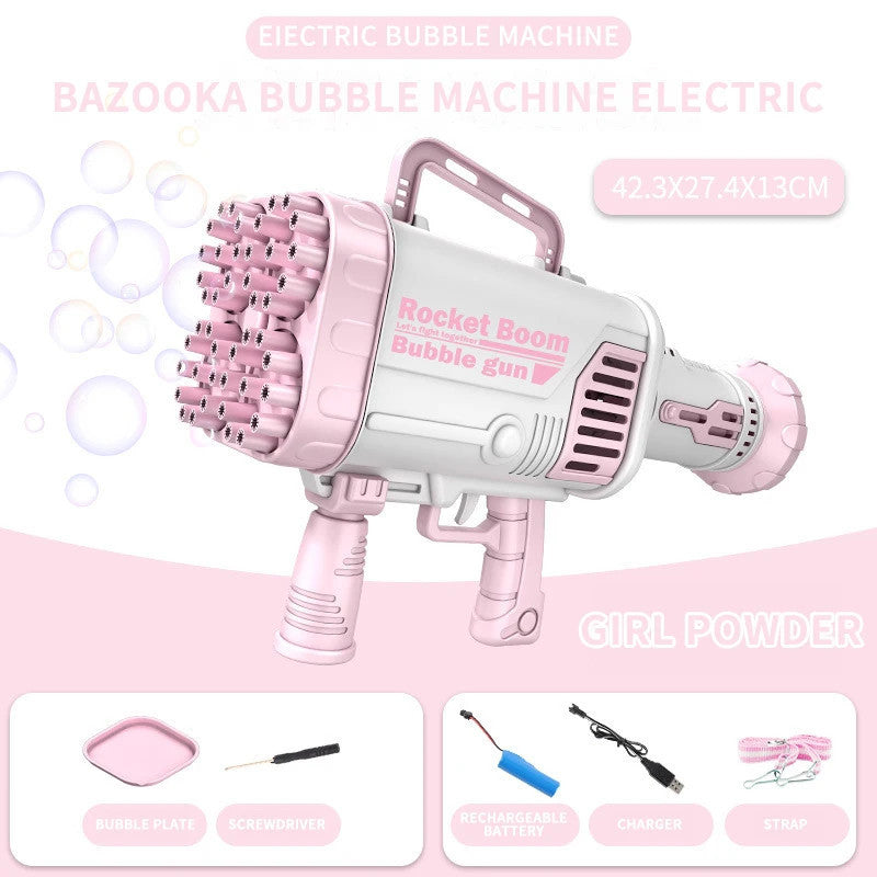 64-Hole Bubble Machine Toy