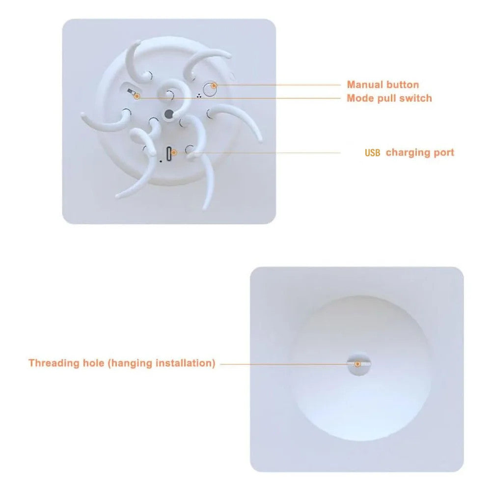 Jellyfish LED Night Light – USB Rechargeable