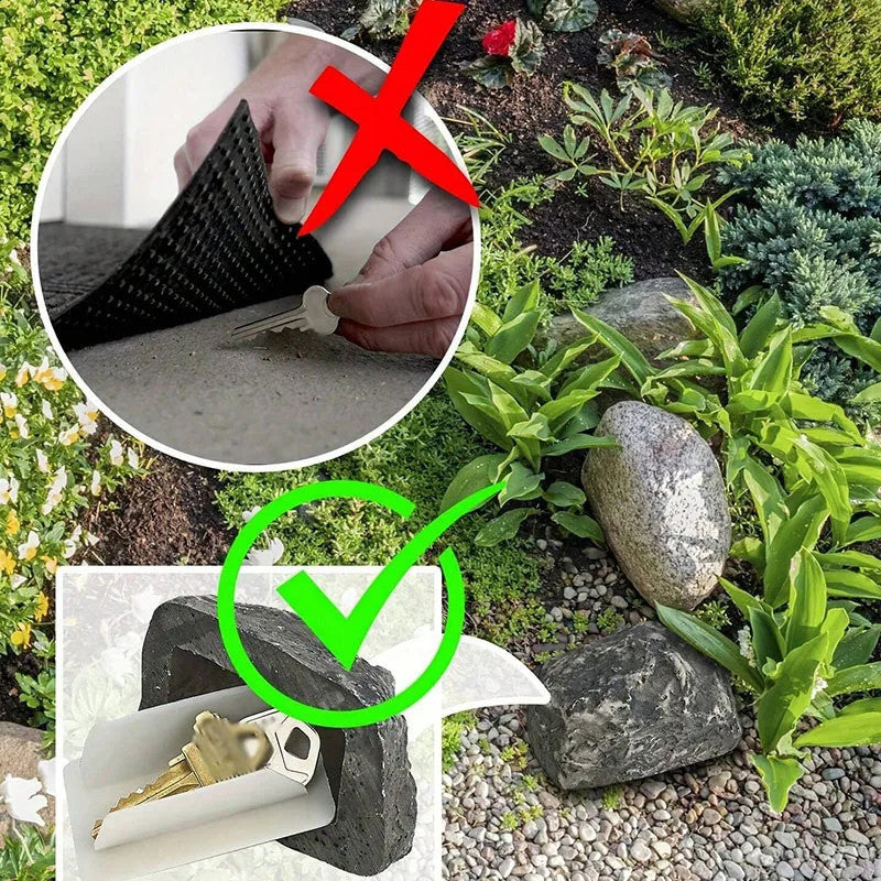 Key Safe Box Hidden Rock
