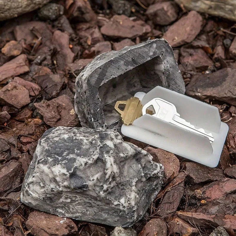 Key Safe Box Hidden Rock