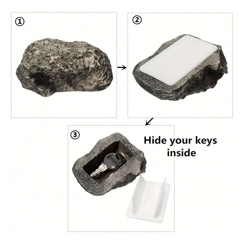 Key Safe Box Hidden Rock