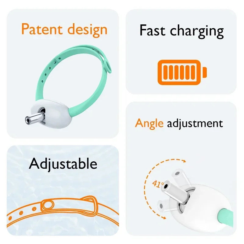 Smart Laser Tease Cat Collar