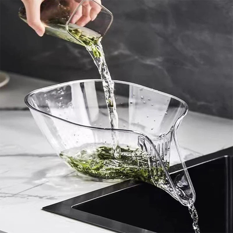 Multifunctional Kitchen Transparent Drain Basket