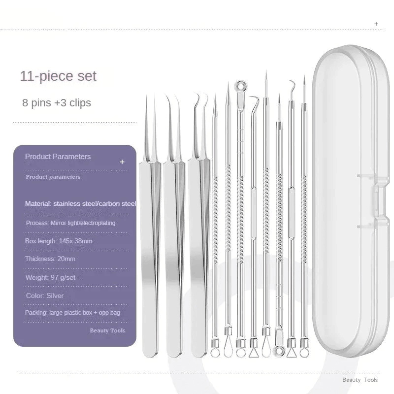 11Pcs Acne Blackhead Remover Tool