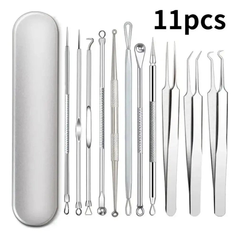 11Pcs Acne Blackhead Remover Tool