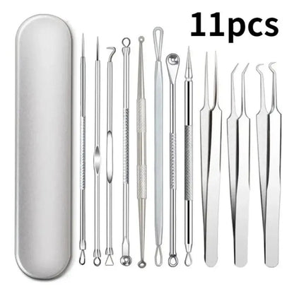 11Pcs Acne Blackhead Remover Tool