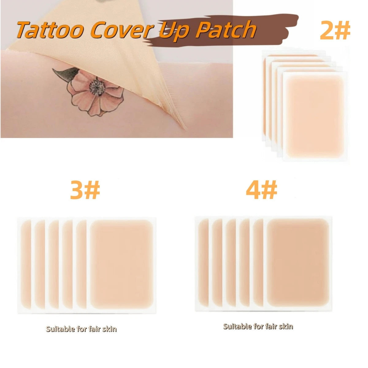Tattoo & Scar Cover-Up Patches ( 6PC )