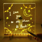 Personalized LED Erasable Acrylic Lamp for Kids