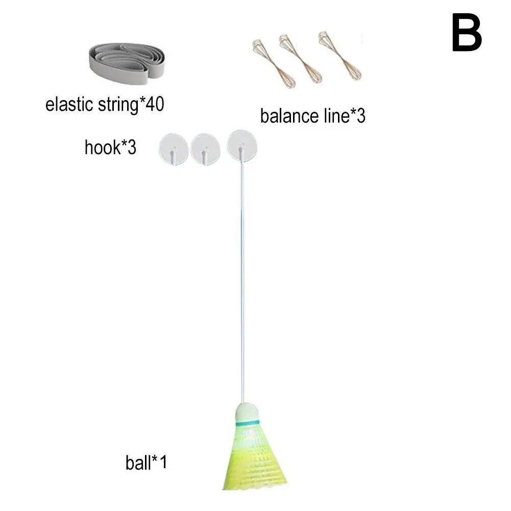 Pro Badminton Trainer: Stretch & Practice Machine